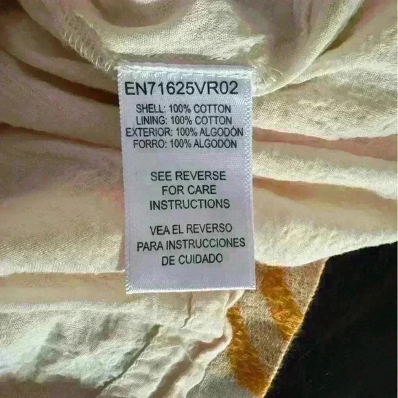 En Crème - Annika Embroidered Shorts - Yellow/Cream Aztec Print - Womens Large - Picture 6 of 6